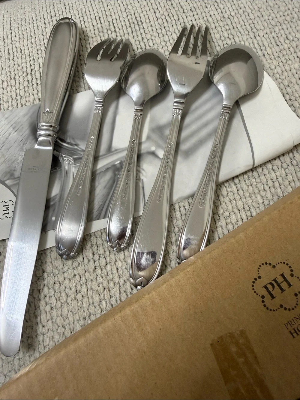 Princess House Barrington 5-Piece Flatware Setting 2575